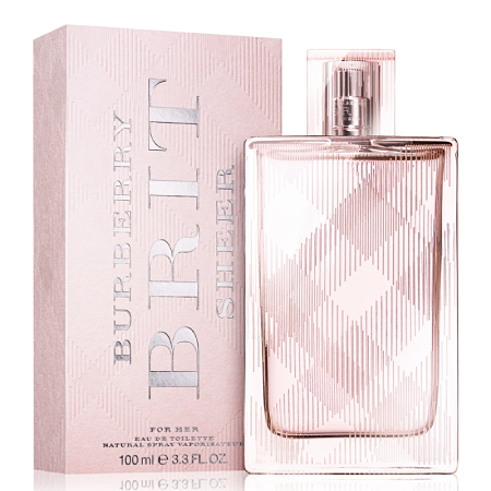 BURBERRY Brit Sheer For Her Eau De Toilette 100ml 